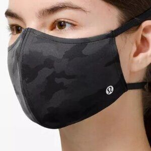 LULULEMON Face Mask - Double Strap - NEW IN BOX - color code ICMG Camo